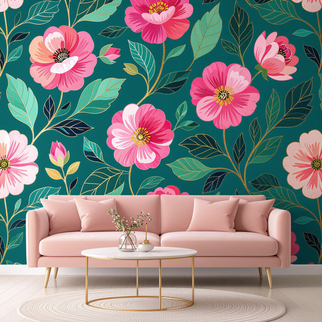 Floral Peel And Stick Wallpaper gallery
