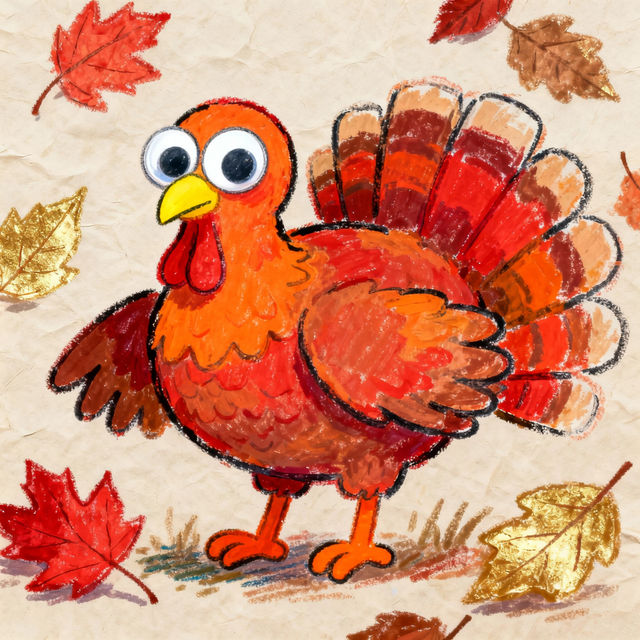 Creative Hand Turkey Drawing Ideas gallery