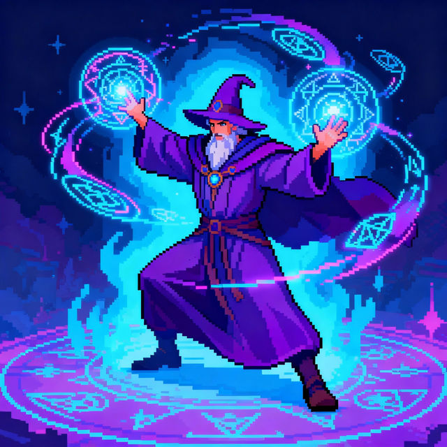 Mage Pixel Art gallery