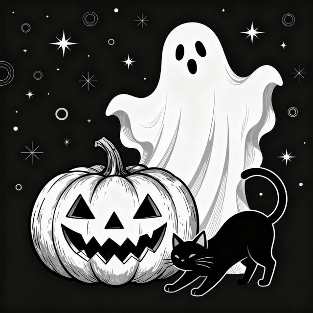 Halloween Line Art gallery