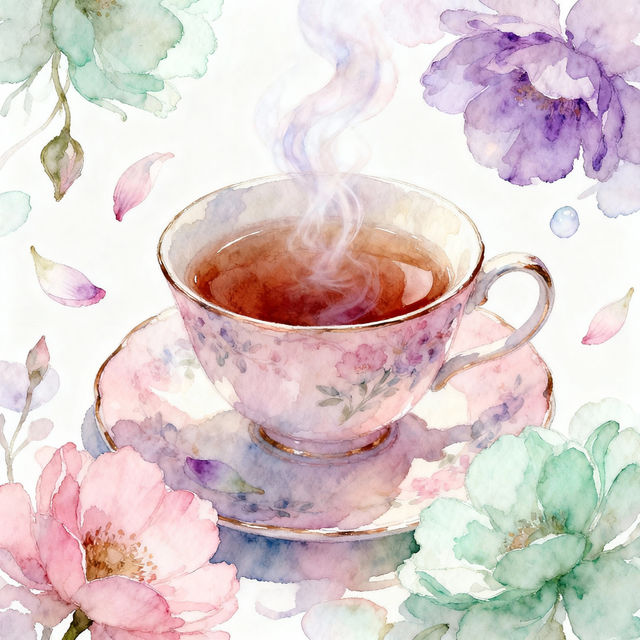 Drawing Tea Cup Drawings gallery