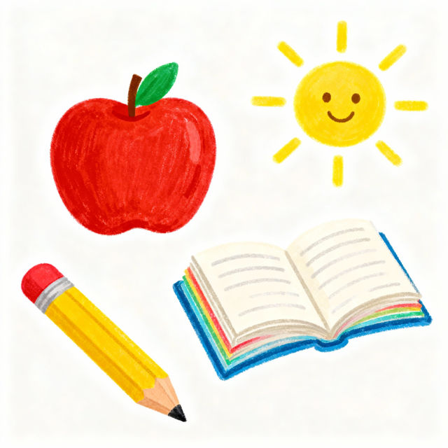 Simple School Drawings gallery