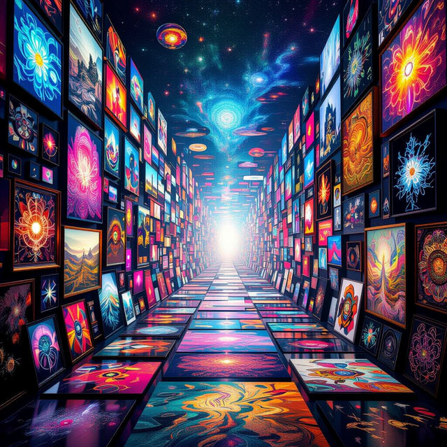 Wall of Art - AI Generated gallery