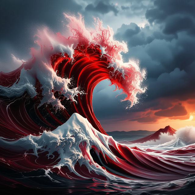 Red Wave Pictures - AI Generated Art gallery