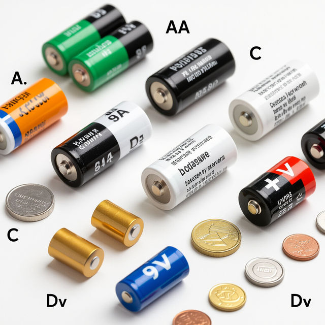 Battery Sizes With Pictures gallery