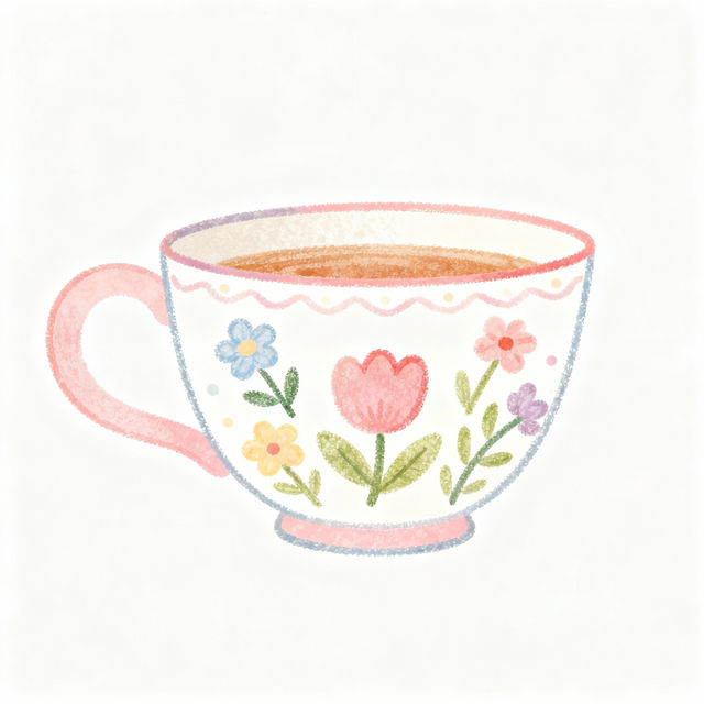 Tea Cup Clip Art - AI Generated gallery