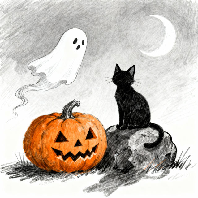 Halloween Sketches - AI Generated Art gallery