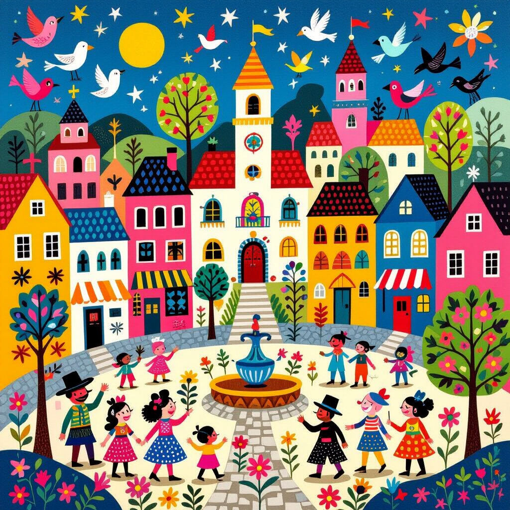 Folk Art Decatur - AI Generated Art Gallery