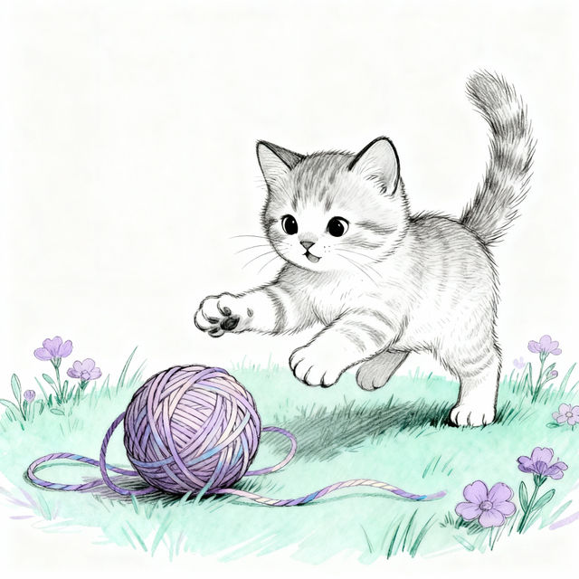 Cats Drawing - AI Art gallery