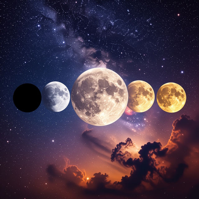 Moon Phase Pictures - Generated by AI gallery