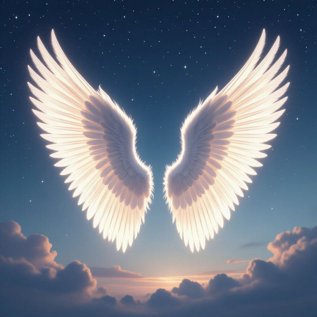 Angel Wings Wallpaper - AI Generated gallery