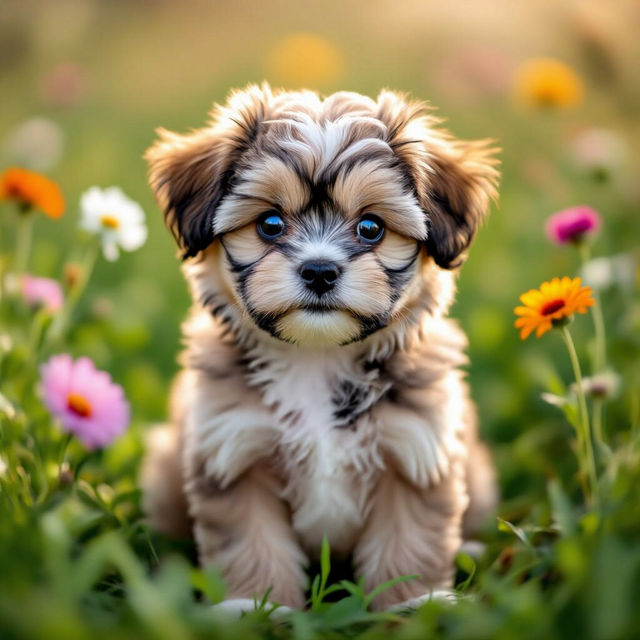 Pictures Of Shih Tzu Dogs - AI Generated gallery