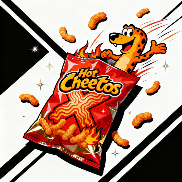 Hot Cheetos Drawings - AI Art gallery