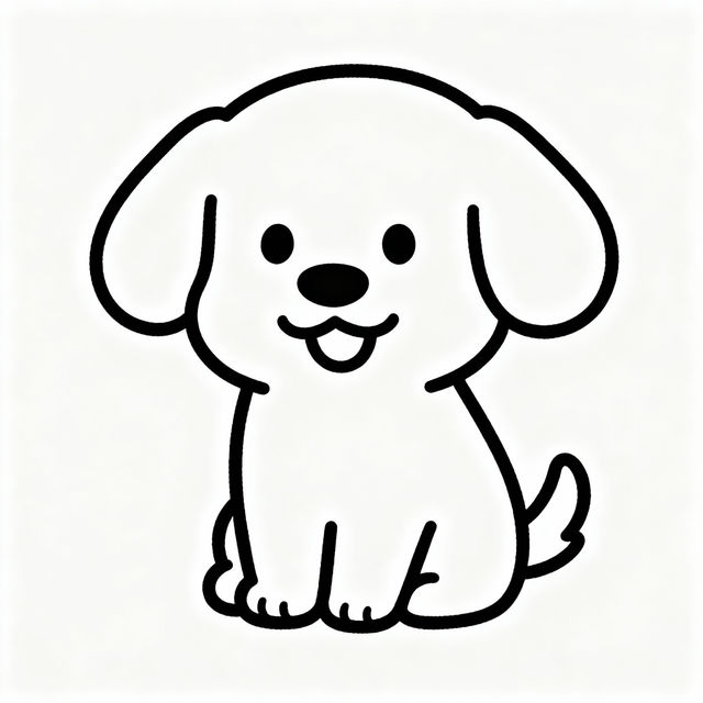 Easy Dog Drawings - Made With AI gallery