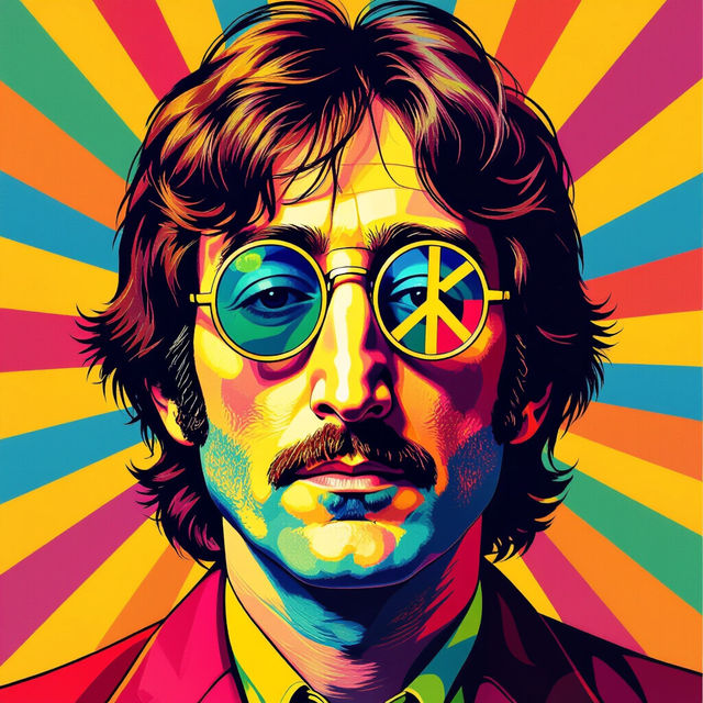 John Lennon Art - Made With AI gallery