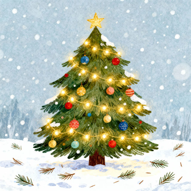 Drawing Christmas Tree gallery