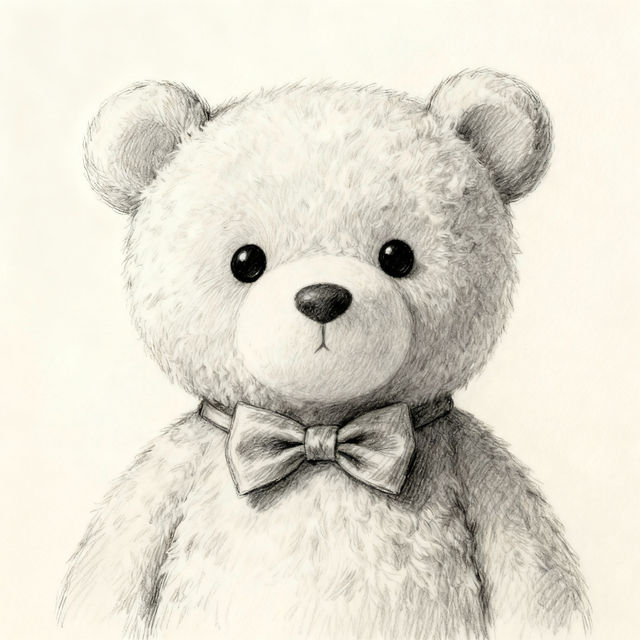 Teddy Bear Drawing Easy gallery