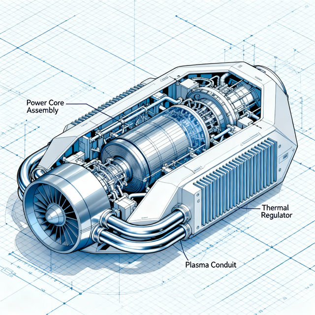 Technical Drawing Examples - AI Generated gallery