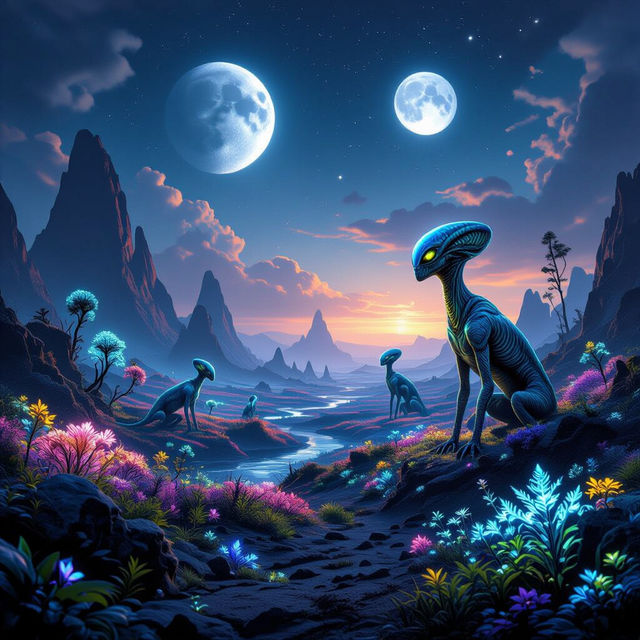 Alien Images - Created With AI gallery