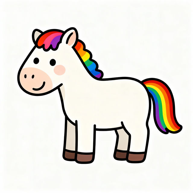 Horse Drawing for Kids gallery