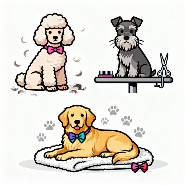 Dog Grooming Clip Art gallery