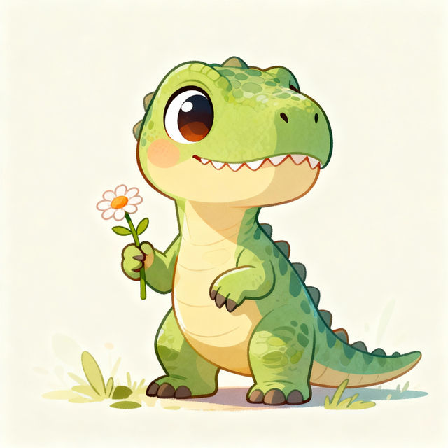 Cute Baby Dinosaur Drawings - AI Generated gallery