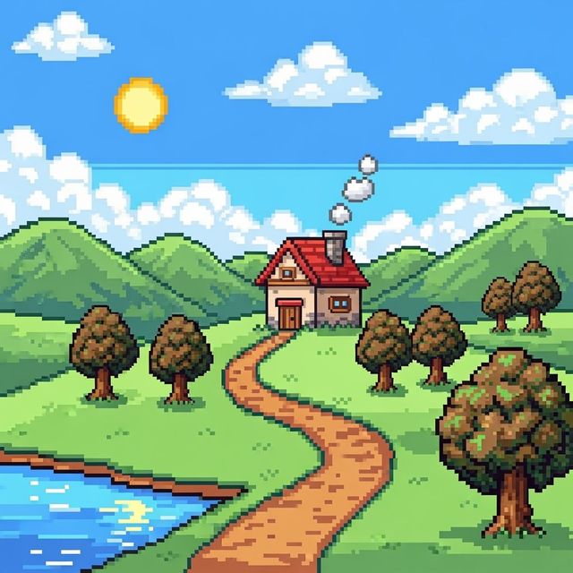 Create Simple Pixel Art with AI gallery