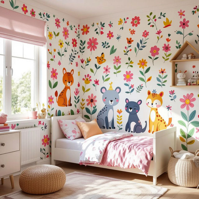 Peel And Stick Wallpaper for Girls Rooms gallery