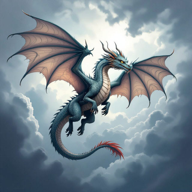 Cool Dragon Drawings - AI Generated gallery