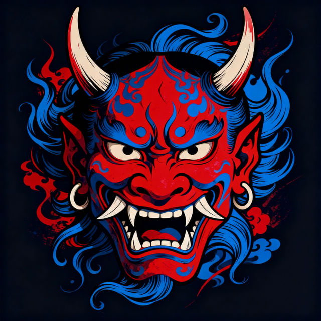 Oni Mask Drawings gallery