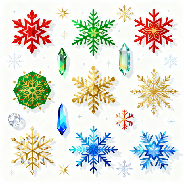 Clip Art Snowflakes gallery