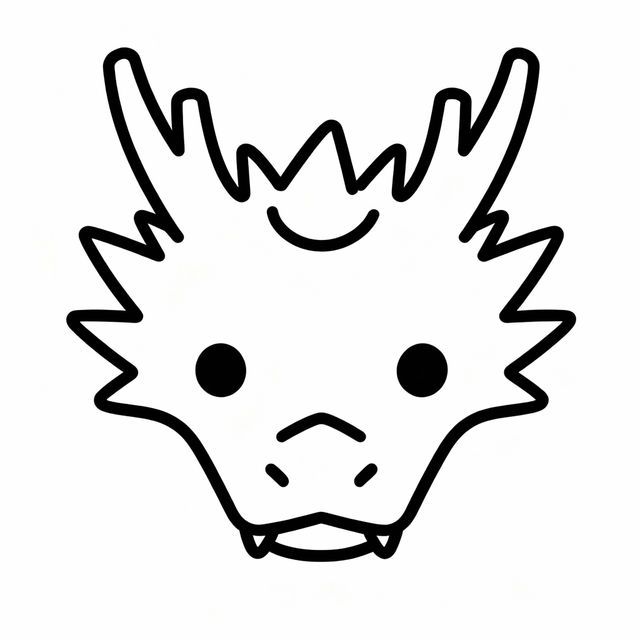 Dragon Head Drawing Easy gallery