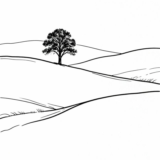 Contour Line Drawings - Made With AI gallery
