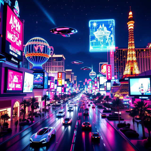 Pictures of Las Vegas - AI Generated gallery