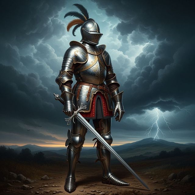 Explore Stunning Knight Drawings with AI gallery