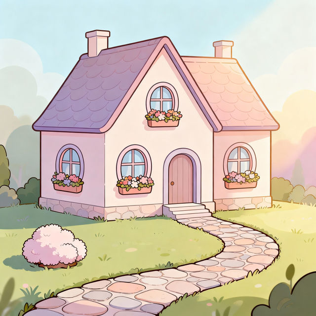 Easy Mansion Drawing gallery