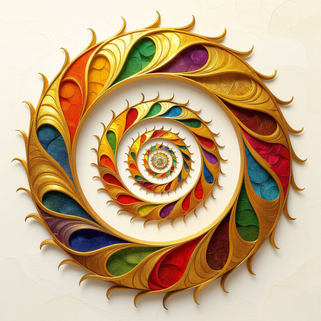 Golden Spiral Art - AI Generated gallery