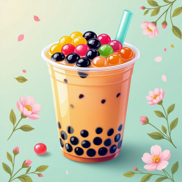 Boba Tea Wallpapers - Made With AI gallery