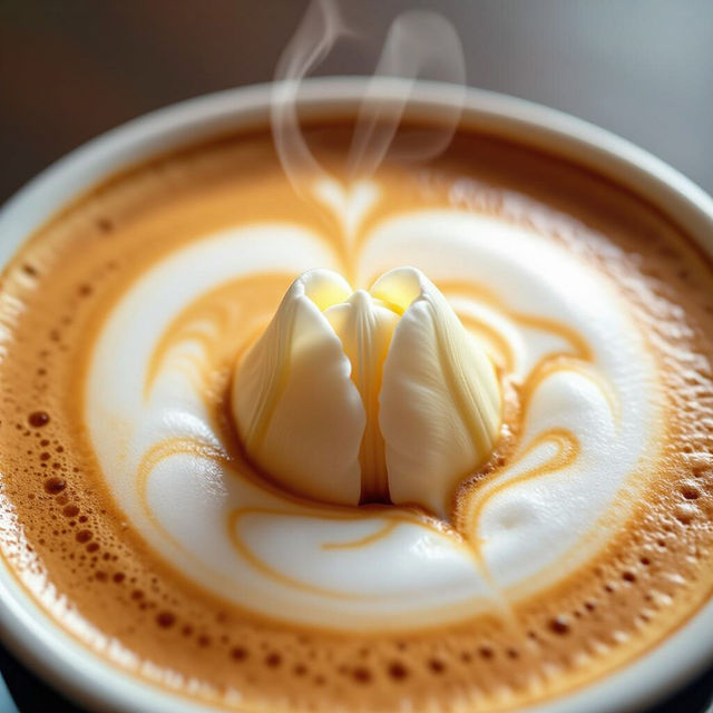 Latte Art Tulip Designs gallery