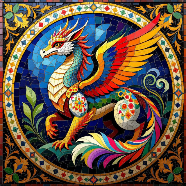 Mosaic Art Examples - Made With AI gallery