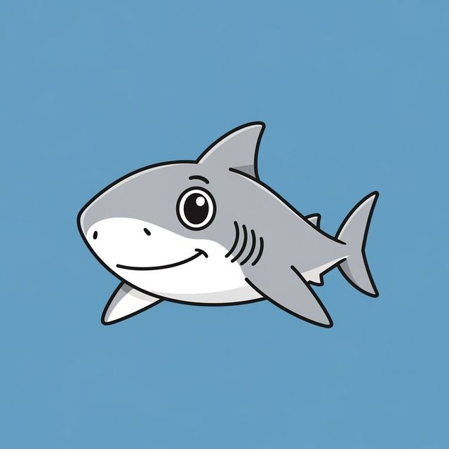 Easy Shark Drawing Gallery gallery