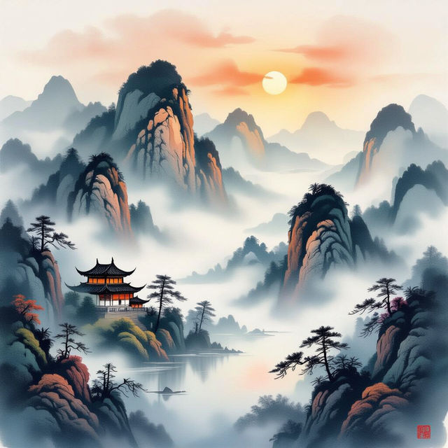 Generate Stunning AI Chinese Art gallery