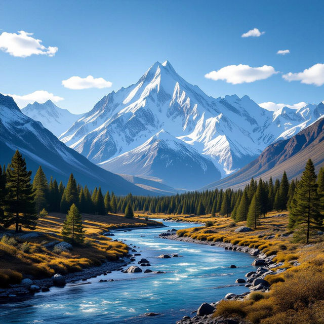 Snowy Mountain Wallpapers - AI Generated gallery