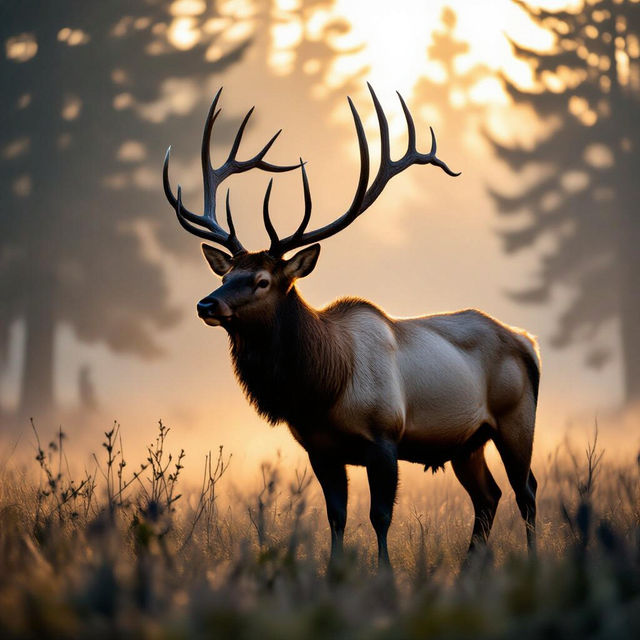 Pictures of Elk - Majestic Wildlife gallery