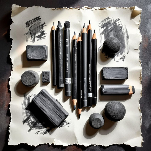Charcoal Art Supplies gallery