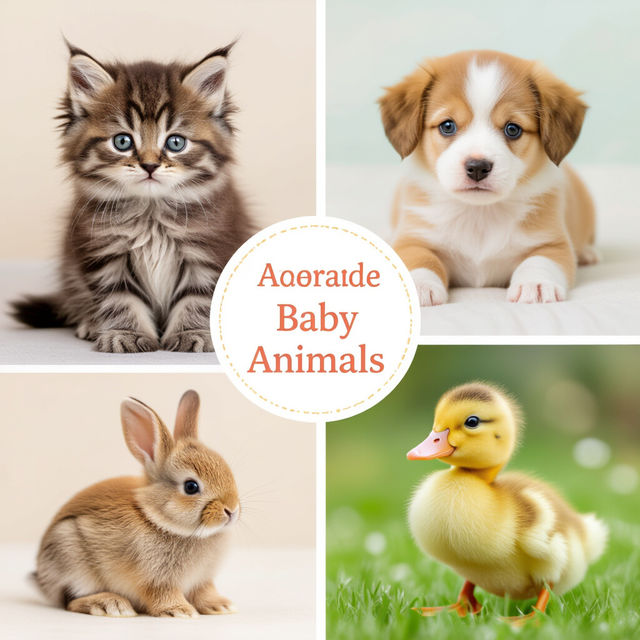 Baby Animals Pictures - Made With AI gallery