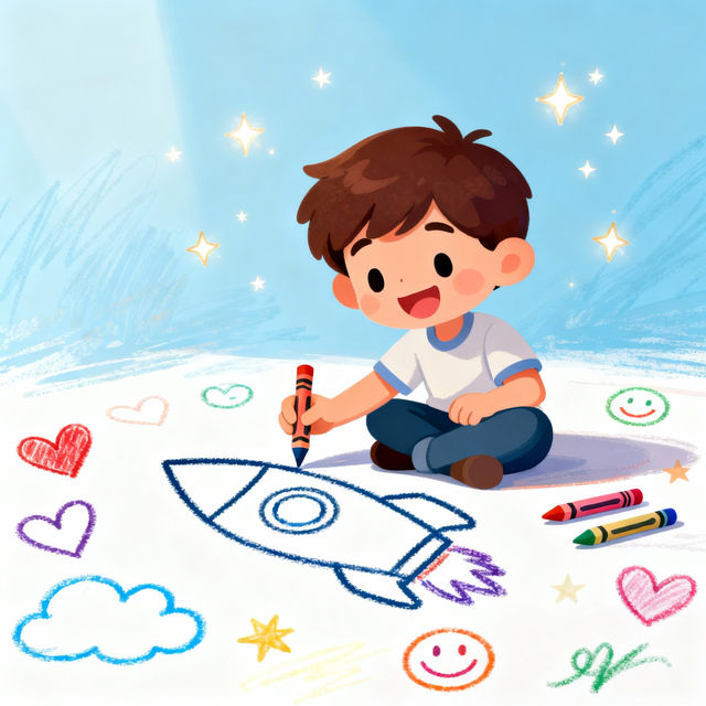 Easy Kid Boy Drawings - Made With AI gallery