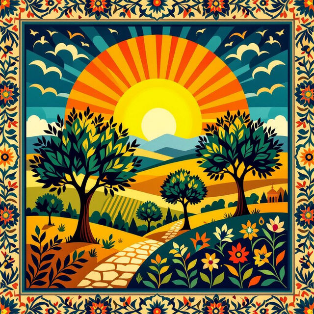 Stunning Palestine Wallpapers Generated by AI gallery