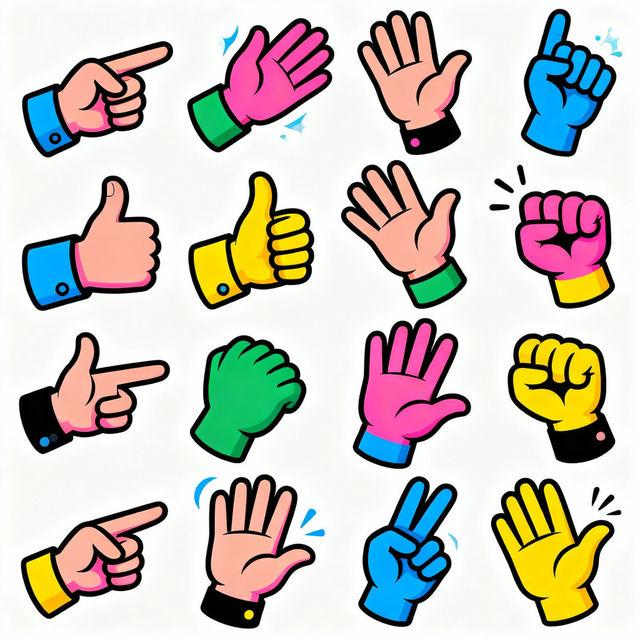 Cartoon Hands Drawing gallery