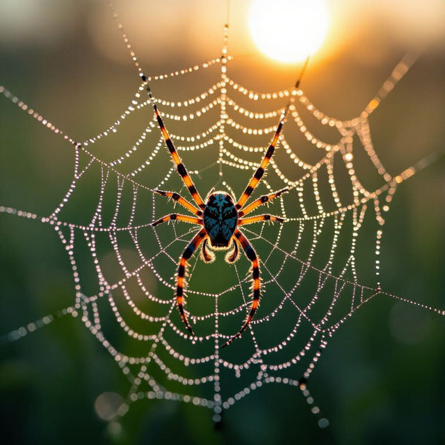 Spider Web Pictures - AI Generated gallery